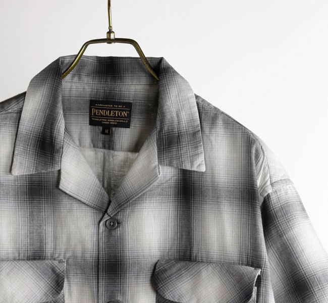 PENDLETON ペンドルトン 62754000 オープンカラー チェック S/Sシャツ