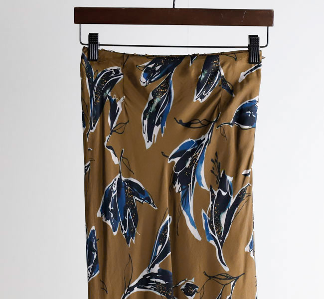 SALE30%OFF //SACRA サクラ 125519123 AUTUMN FLORA SKIRT ナロー
