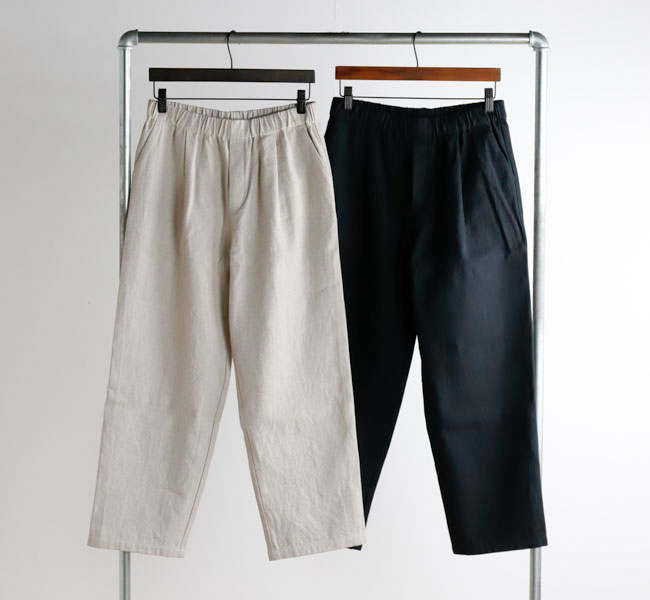 evam eva エヴァムエヴァ リネンコットンワイドパンツ linen cotton