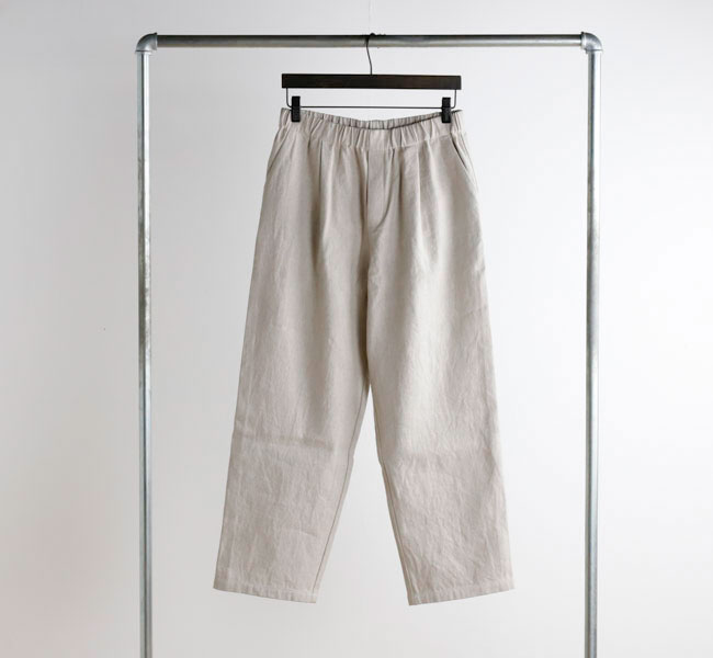 evam eva エヴァムエヴァ リネンコットンワイドパンツ linen