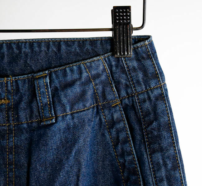 MEYAME メヤメ DENIM SIDE LINE WIDE PANTS デニム サイドライン