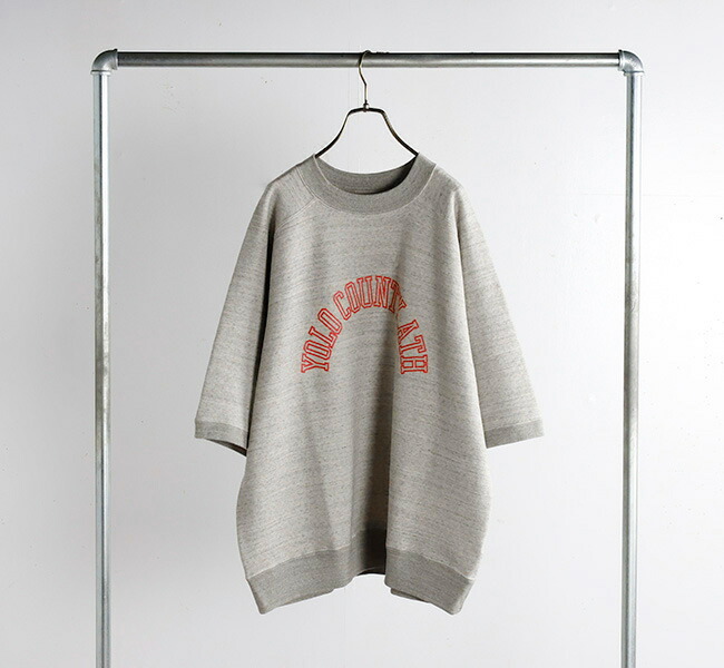 SALE30%OFF // UNDYED STANDARD アンダイドスタンダード URAKE S/S SWEAT (Pt) 裏毛ショートスリーブスウェットプルオーバー プリント USN24SST057A SALE30%OFF // UNDYED STANDARD アンダイドスタンダード URAKE S