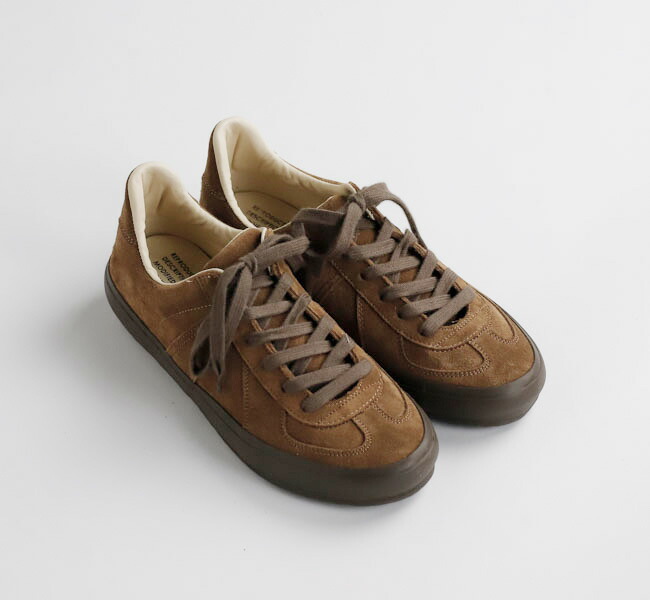 REPRODUCTION OF FOUND GERMAN MILITARY TRAINER 5751S TABACCO SUEDE