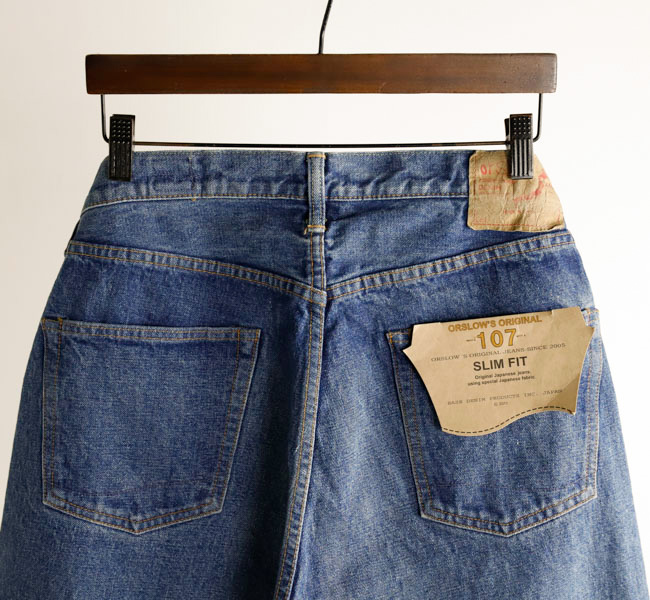 orslow オアスロウ 107 IVY FIT SELVEDGE DENIM 2Year Wash アイビー
