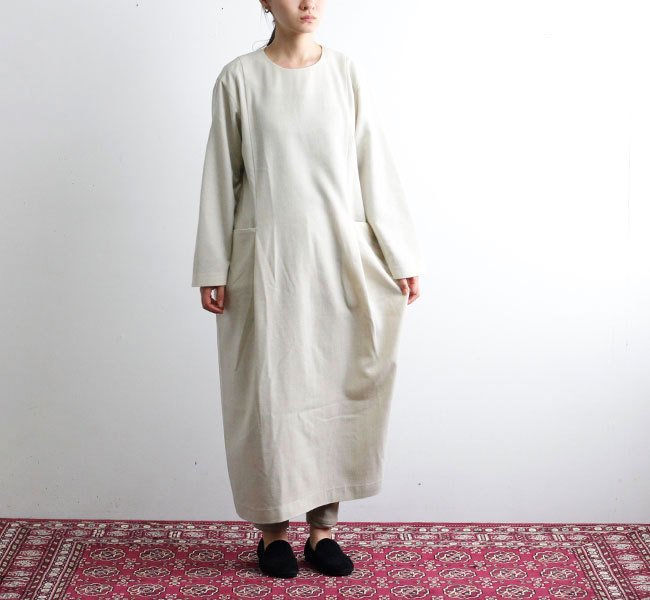 evam eva エヴァムエヴァ ウールワンピース wool one-piece E213T178