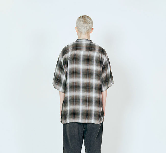 TOWN CRAFT タウンクラフト TC26S01200 オンブレチェックシャツ 半袖