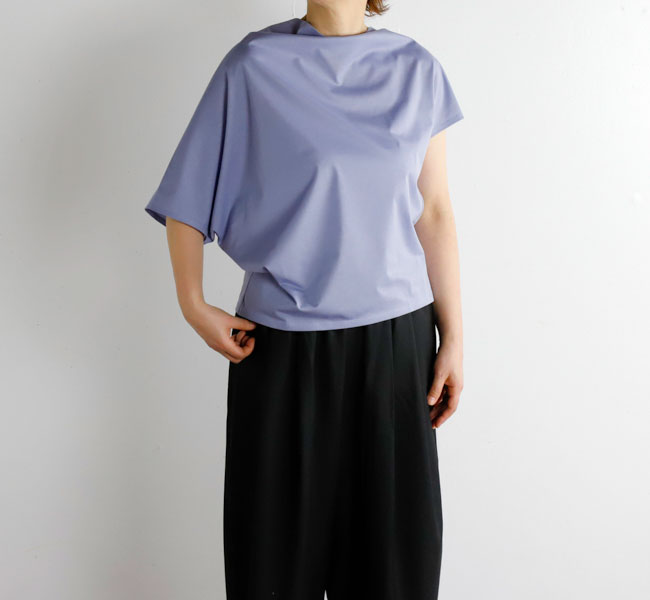 SALE30%OFF //mizuiro ind ミズイロインド アシンメトリードレープ 
