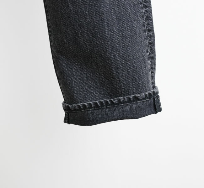 orslow オアスロウ 107 IVY FIT BLACK DENIM STONE アイビーフィット