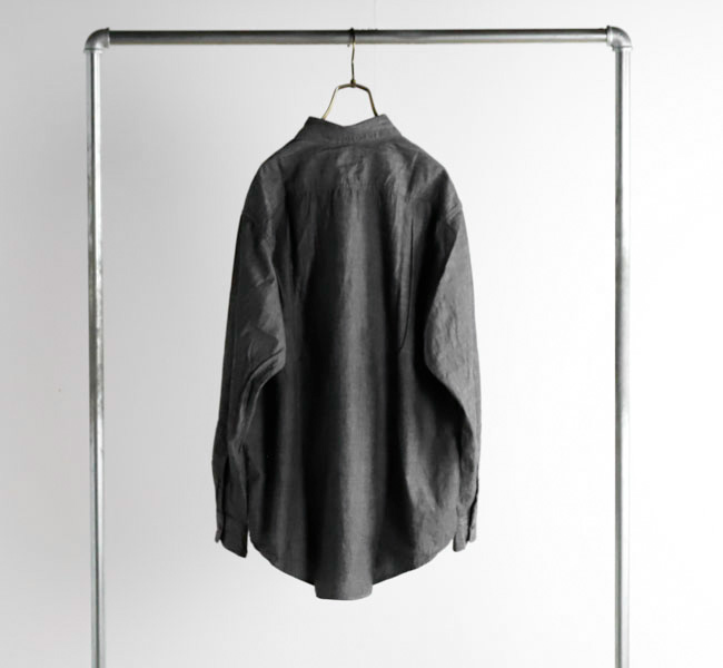 orslow オアスロウ 01-8064-61 ブラックシャンブレーワークシャツ