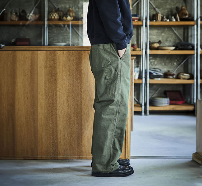 orslow オアスロウ WIDE FIT FRENCH WORK PANTS ワイドフィット
