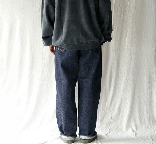 Sanca サンカ PT06 ワイドデニムパンツ 15.5OZ DENIM 5P WIDE FIT