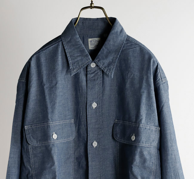 orslow オアスロウ 01-8064-84 シャンブレーワークシャツ CHAMBRAY