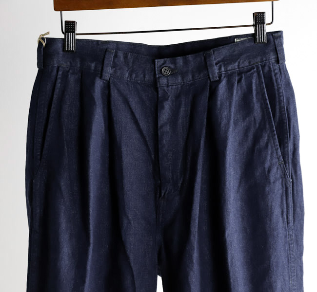 3(L) orSlow BILLY JEAN オアスロウ 2タック トラウザーズ 予約商品(お届け予定 3月頃以降) orSlow オアスロウ 2タック デニム