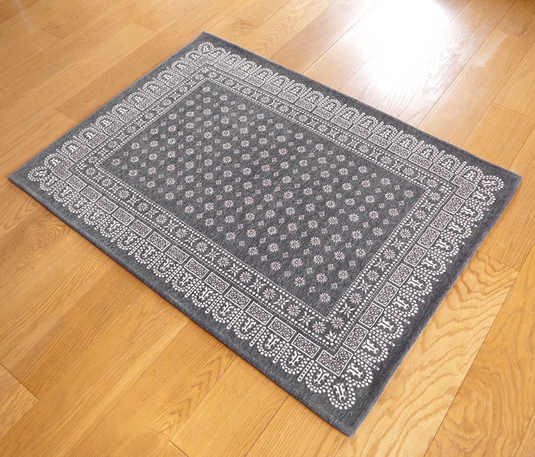 flower bandanna rug(フラワーバンダナ ラグ) 200×140cm 2715L 送料無料-