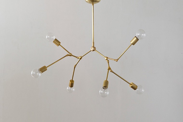 ACME Furniture（アクメファニチャー） SOLID BRASS LAMP 6ARM
