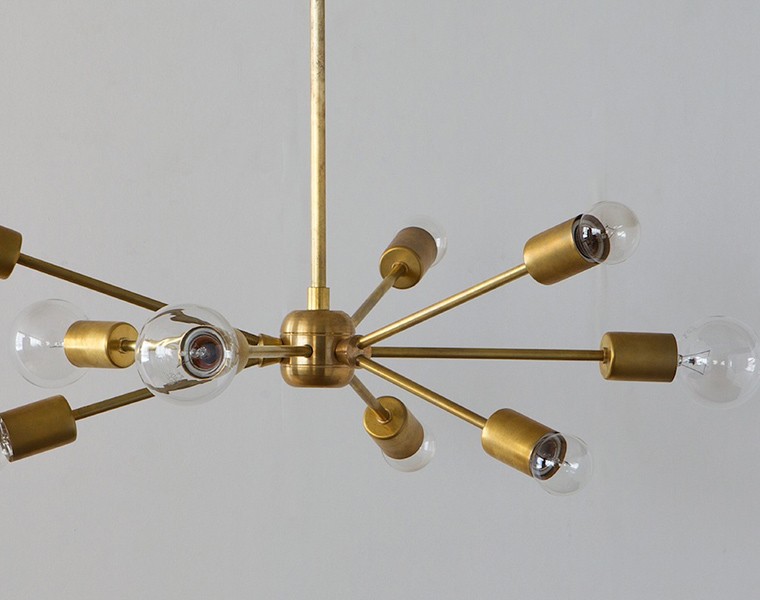ACME Furniture（アクメファニチャー） SOLID BRASS LAMP 9ARM