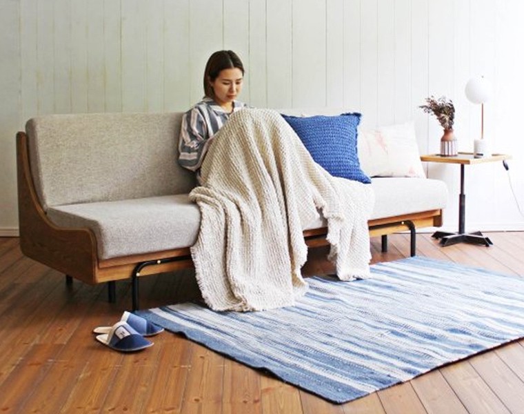大型商品》HABITAT SOFA BED 200cm BEIGE ハビタソファ ベット