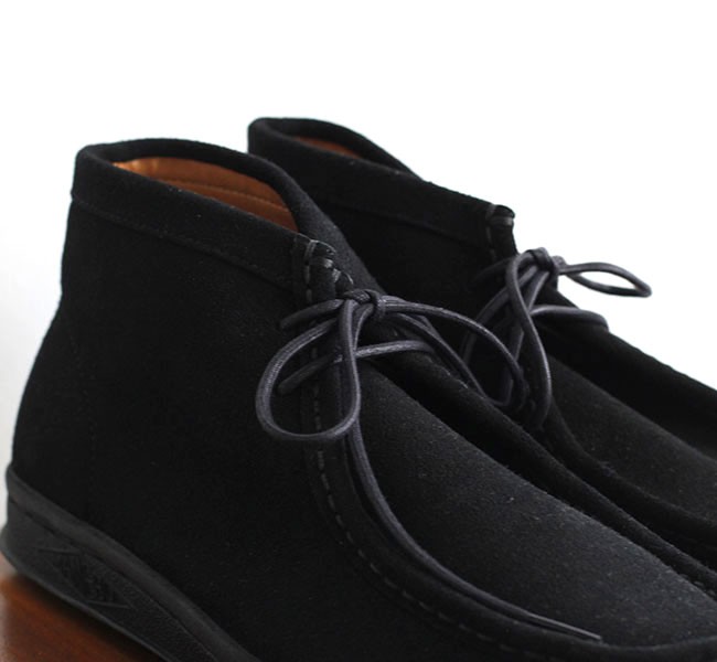 MANEBU マネブ BOO MID SUEDE BLACK ワラビーブーツ ブラック MNB-032