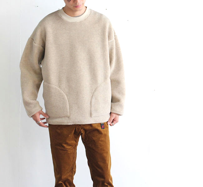 SALE40%OFF EEL Products イール プロダクツ　モーフスウェット/ベージュ S