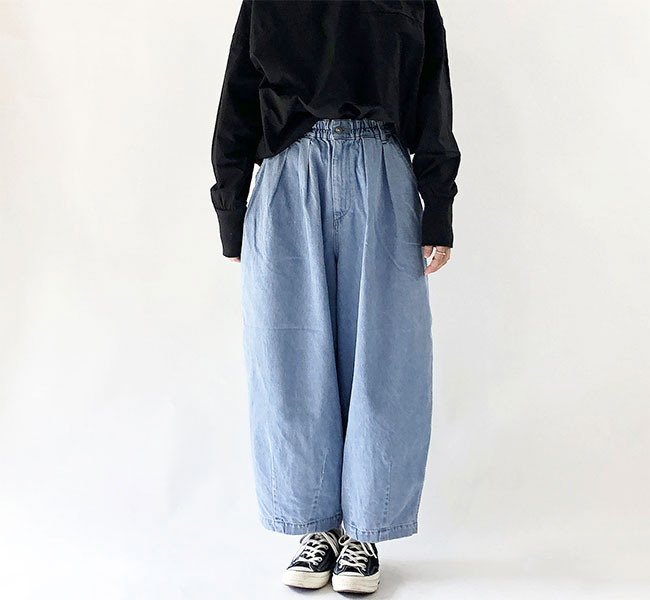 HARVESTY ハーベスティ DENIM CIRCUS PANTS デニムサーカスパンツ