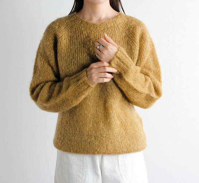 ARMEN アーメン モヘア プルオーバーニット JNAMP1661 KID MOHAIR CREW