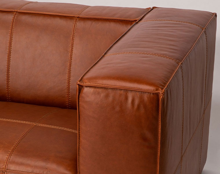 ★レア物 新品未開封 journal standard Furniture ジャーナルスタンダードファニチャー 家具 Elverson Sofa エルバーソン レザー ソファ 【3601801269】(129360円)