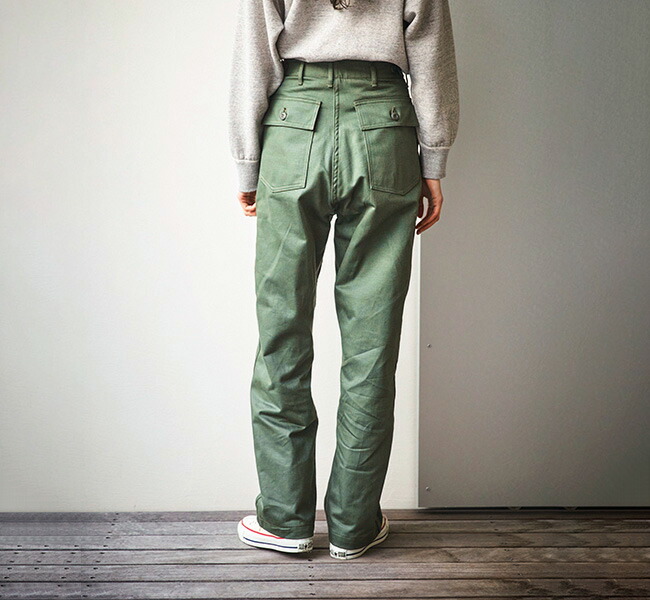 orSlow オアスロウ ファティーグパンツ orslow オアスロウ レディース ハイウエストファティーグパンツ