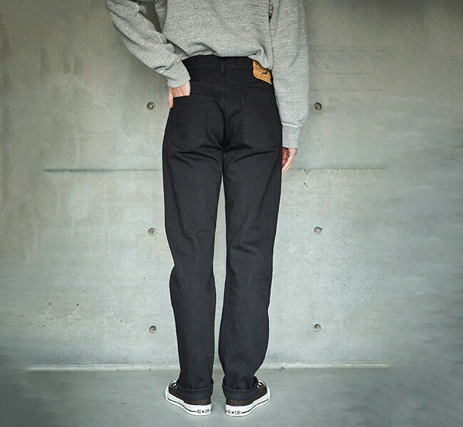 orslow オアスロウ 107 IVY FIT BLACK DENIM アイビーフィット