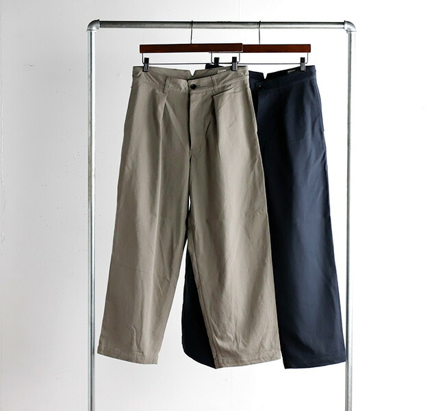 ordinary fits オーディナリーフィッツ WIDE TUCK CHINO PANTS