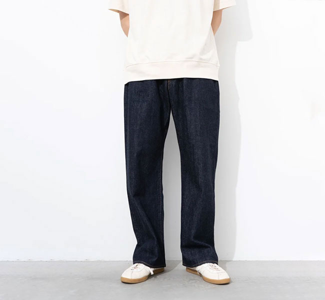 ordinary fits オーディナリーフィッツ 119 TYPE WIDE ONE WASH デニム
