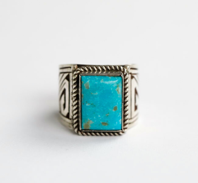 【gana】navajo ターコイズ リング インディアンジュエリー indian jewelry インディアンジュエリー ナバホ Gary Nez