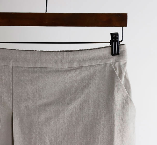 evam eva エヴァムエヴァ コットンラップスカート cotton wrap