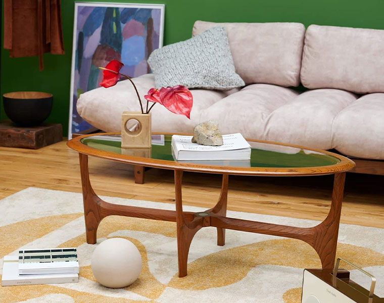 ACME Furniture コーヒーテーブル ACME FURNITURE アクメファニチャー SILHOUETTE COFFEE TABLE OVAL