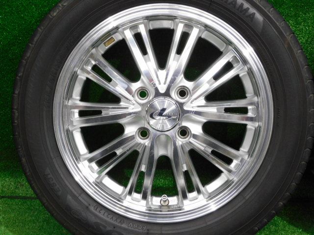 中古 ホイールタイヤ 4本 155/65R14 2021年製 8分山 レオニス ラジアル