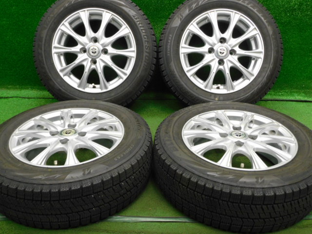 S VRX2 スタッドレスタイヤ 175/65R14 中古4本 ブリザック 中古 ホイールタイヤ 4本 175/65R14 2023年製 7分山