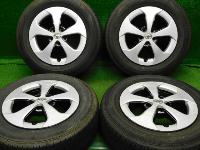 Toyota プリウス純正ホイールダンロップタイヤ4本セット195/65R15 エナセーブ 中古 ホイールタイヤ 4本 195/65R15 2024年製 7分山 トヨタ