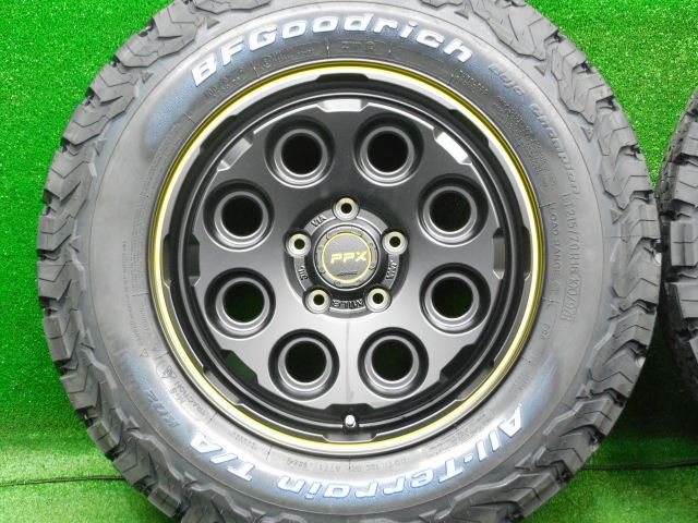 新品 ホイールタイヤ 4本 215/70R16 2024年製 PPX MIL:8 ラジアル