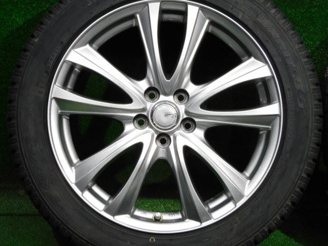 中古 ホイールタイヤ 4本 205/50R17 2017年製 7分山 シビラ