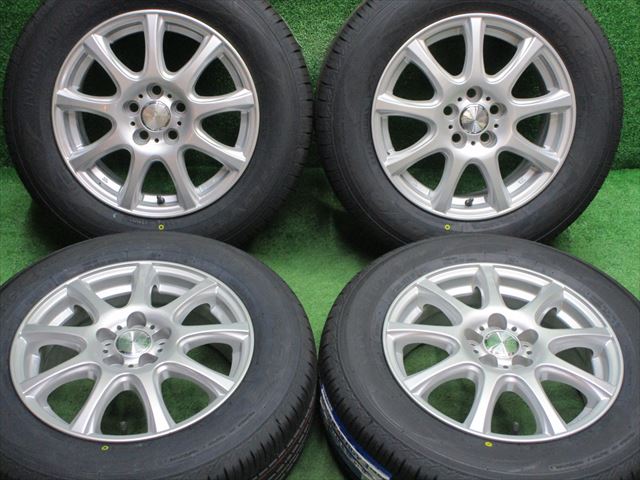 中古 ホイールタイヤ 4本 195/65R15 2023年製 ダンロップ DUFACT DS9