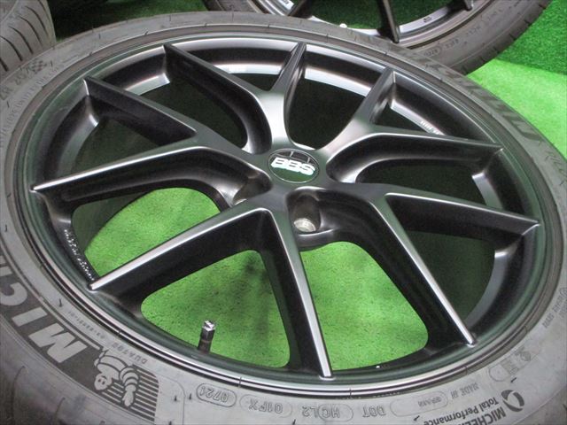 中古 ホイールタイヤ 4本 255/40R20 2021年製 6分山 BBS CI-R ラジアル 