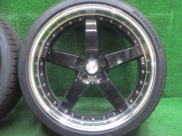 中古 ホイールタイヤ 4本 245/35R21 2022年製 ロクサーニ グラスター