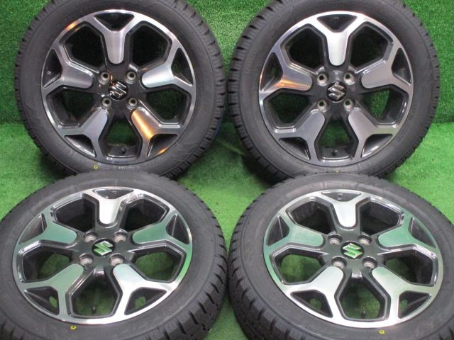 中古 ホイールタイヤ 4本 165/60R15 2022年製 スズキ ハスラー 純正