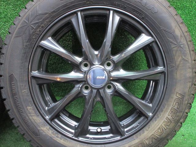 中古 ホイールタイヤ 4本 185/65R15 2020年製 8分山 BADX D.O.S