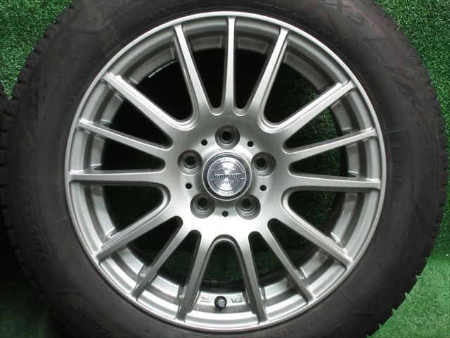 ブリザック 中古 ホイールタイヤ 4本 185/60R15 2022年製 7分山