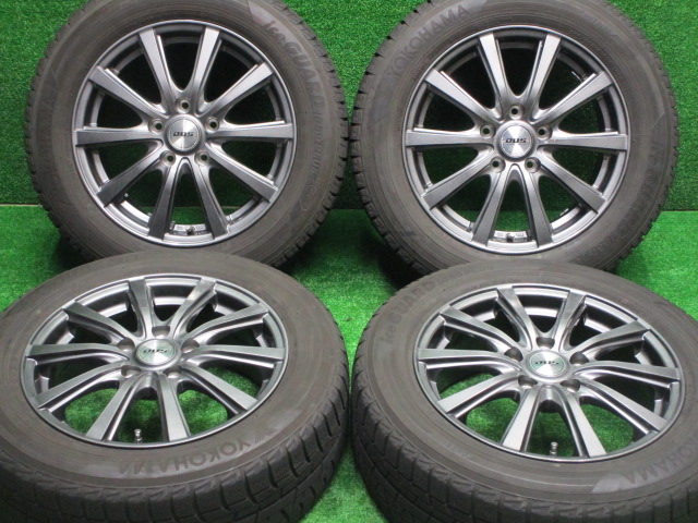 中古 ホイールタイヤ 4本 205/60R16 2016年製 7分山 BADX DOS SE