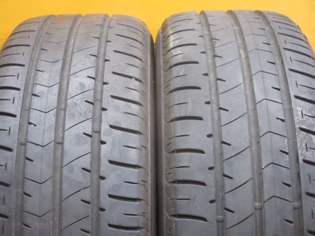 中古 ホイールタイヤ 4本 215/55R17 2019年製 8分山 ウェッズ レオニス