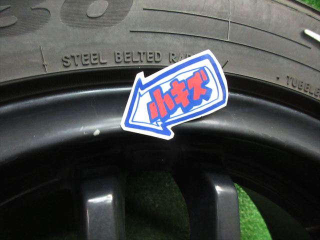 225/50R18 4本 中古 ホイールタイヤ 4本 225/50R18 2023年製 8分山 アクト ゼロ