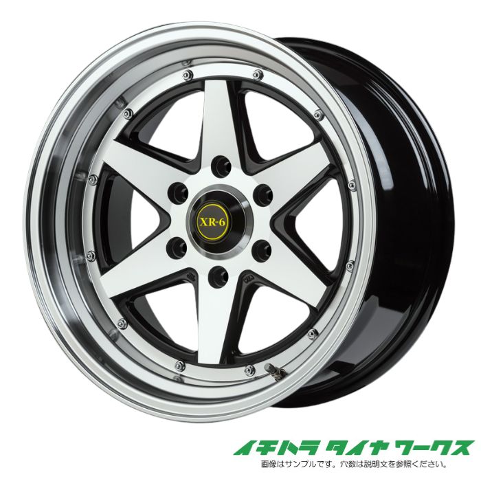 [新品ホイール 1本(交換 補修用) ]ファブレス ヴァローネ XR-6 20インチ 10J 6H-139.7 ブラックポリッシュ 法人宛て送料無料