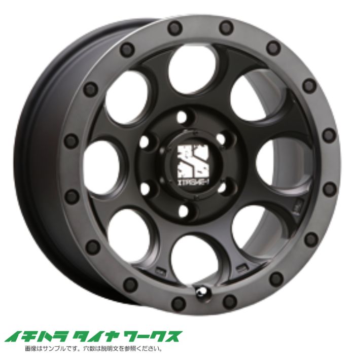 [新品ホイール 1本(交換 補修用) ]MLJ XTREME-J XJ03 16インチ 6J 5H-139.7 フラットブラックスモークフランジ 法人宛て送料無料