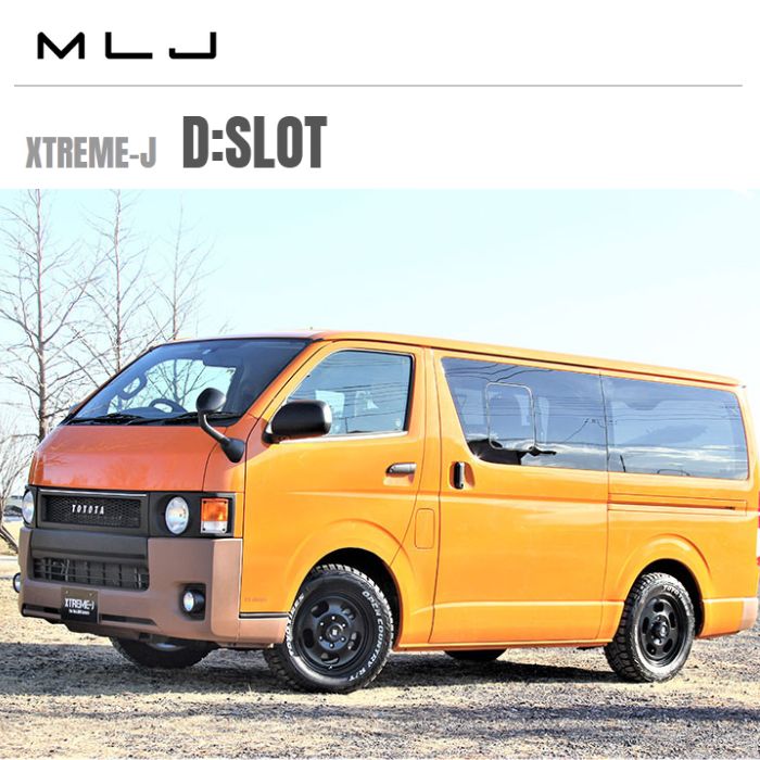 200系 ハイエース用 MLJ XTREME-J D:SLOT 16インチ グッドイヤー ナスカープラス 215/65R16 109/107 タイヤ ホイール 4本SETの画像